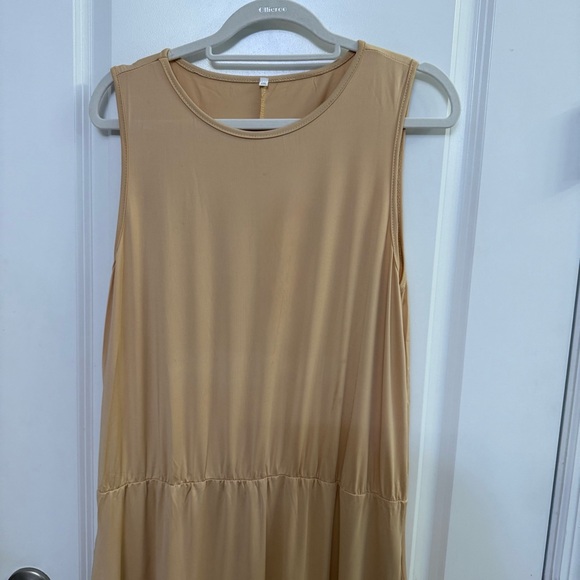 SHEIN Dresses & Skirts - Casual Beige Maxi Dress w Pockets